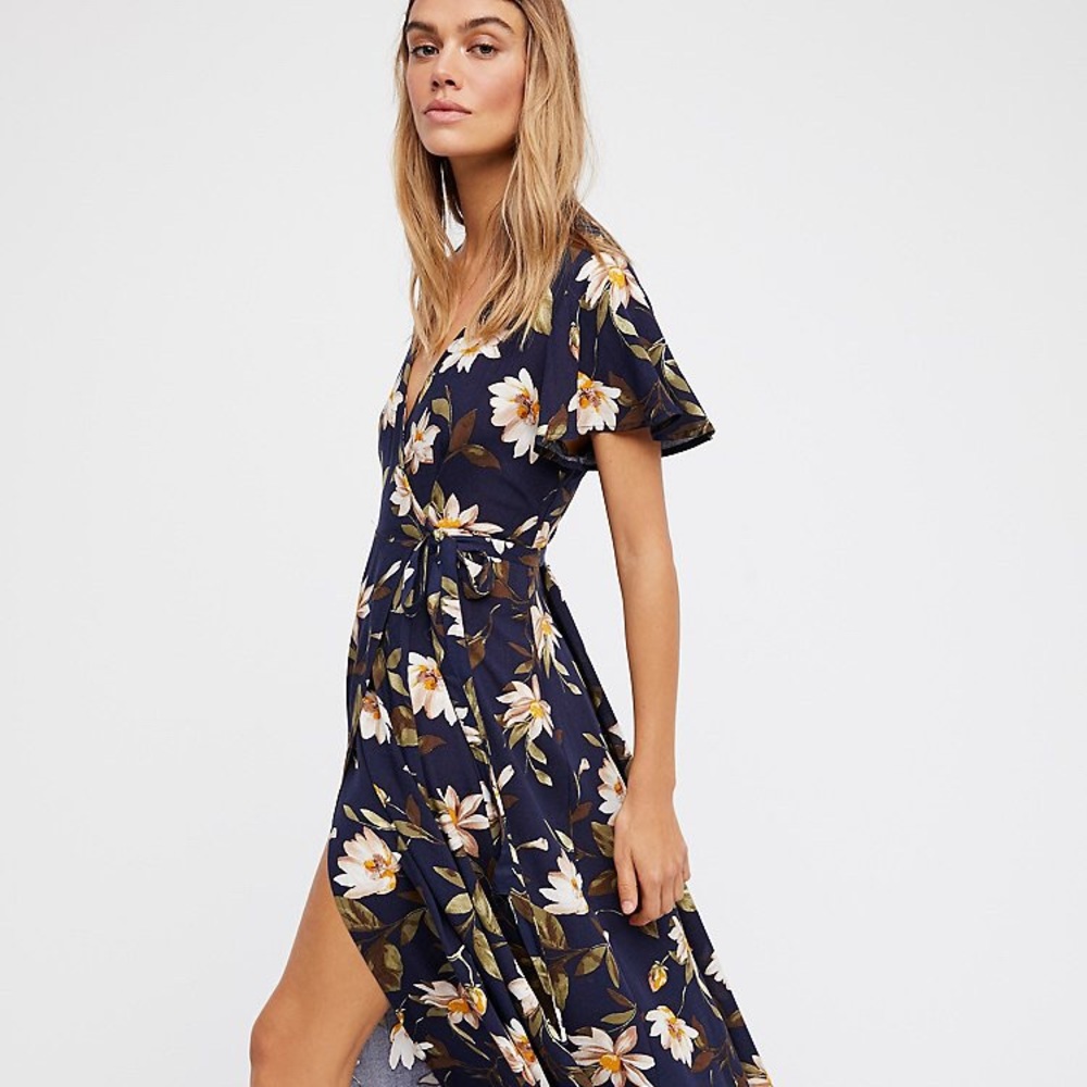 NWT Free People Lennon Wrap Dress XS